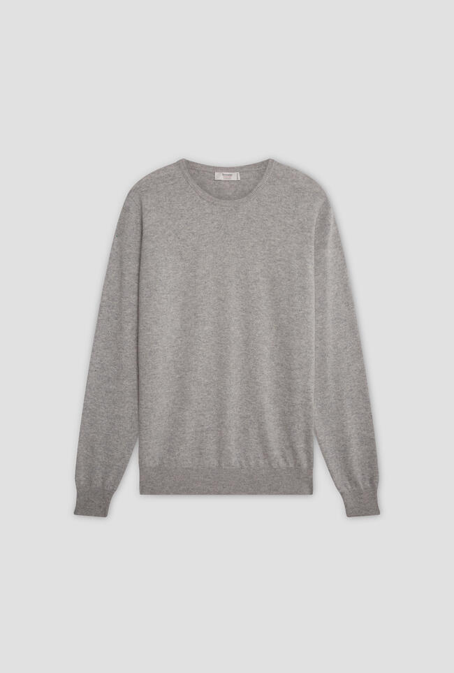 Pure cashmere crew neck ROYAL RED - Ferrante | img vers.1300x/